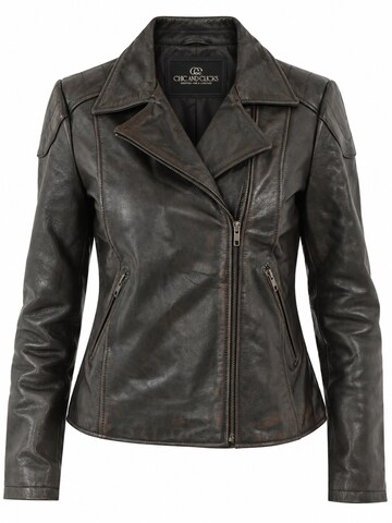 Chic and Clicks - Chaqueta de entretiempo 'Muse' en negro: frente