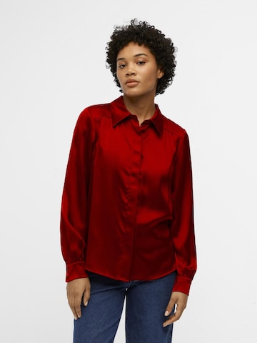 OBJECT Bluzka w kolorze czerwony: przód