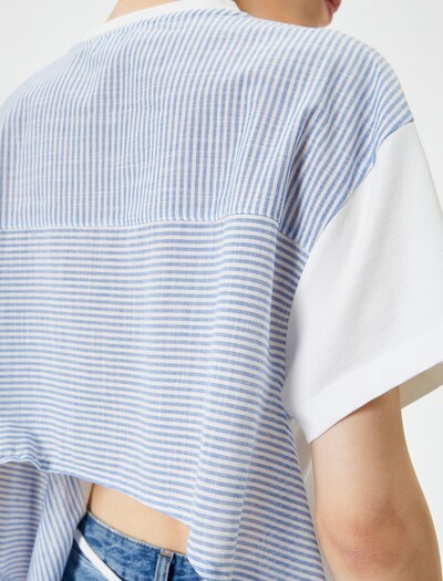 Koton Shirt in Light blue / White, Item view
