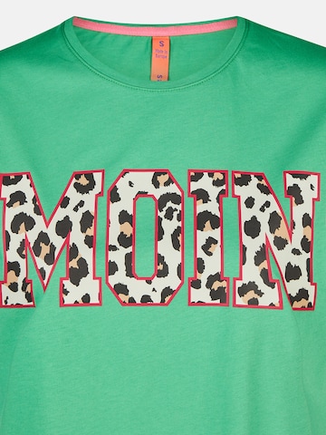 salzhaut Shirt 'Steentje - Moin' in Groen: voorkant