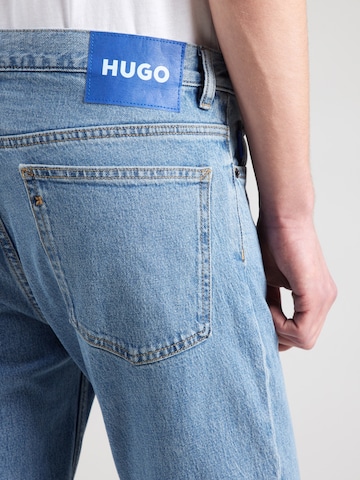 HUGO Normální Džíny 'Ash' – modrá