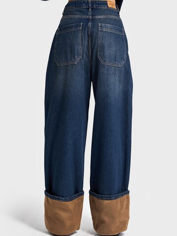 IT'S BASIC Baggy Jeans 'Baggy Mid Rise Jeans' in Blue