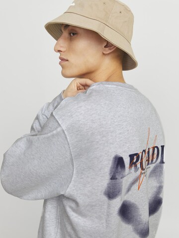 JACK & JONES Sweatshirt ' JJEChange' in Grau