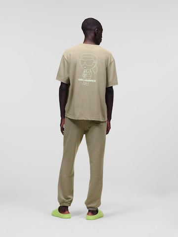 Maglietta 'Ikonik 2.0' di Karl Lagerfeld in beige