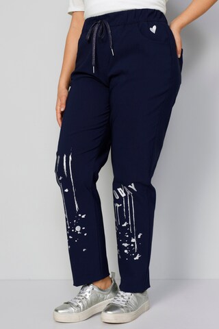 Regular Pantalon MIAMODA en bleu