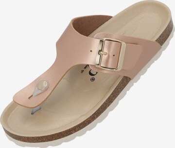 Palado T-Bar Sandals 'Kos' in Pink: front