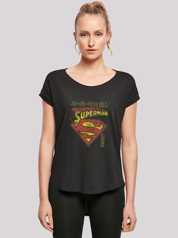 F4NT4STIC T-Shirt 'DC Comics Superman Shield' in Schwarz: predná strana