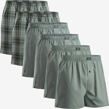 DANISH ENDURANCE Boxer shorts in Green: front