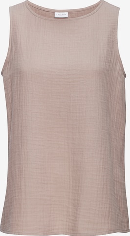 BEACH TIME Shirt in Braun: Vorderseite