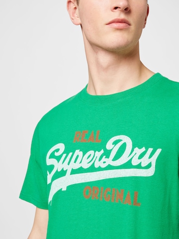 Superdry T-shirt i grön