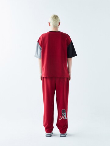 Loosefit Pantalon 'Bedford' VAMOS CLO en rouge