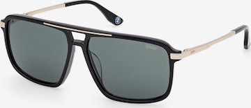 Lunettes de soleil BMW en noir : devant