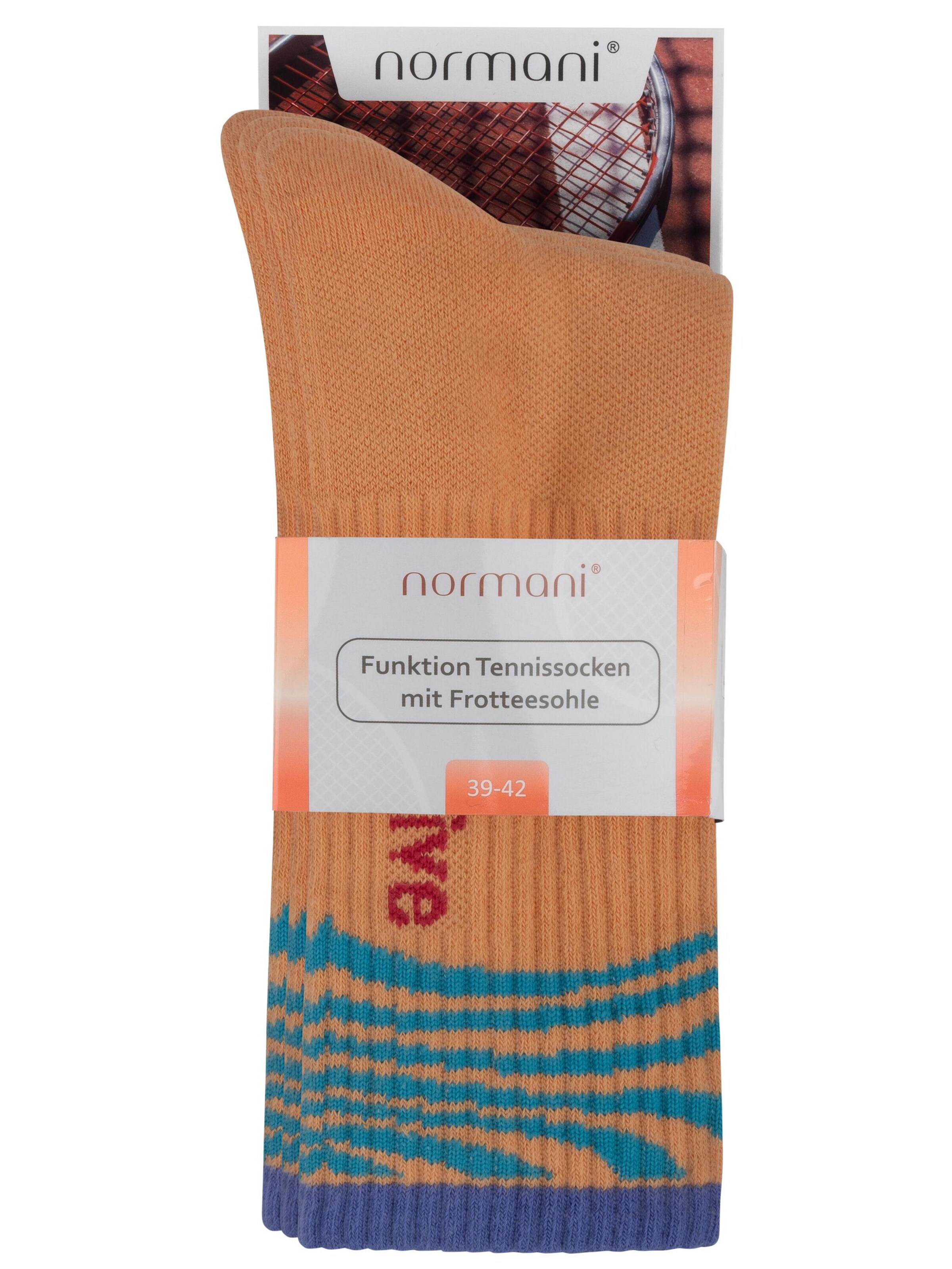 Chaussettes de sport normani en orange