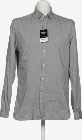 MANGO Button Up Shirt in M in Green: front