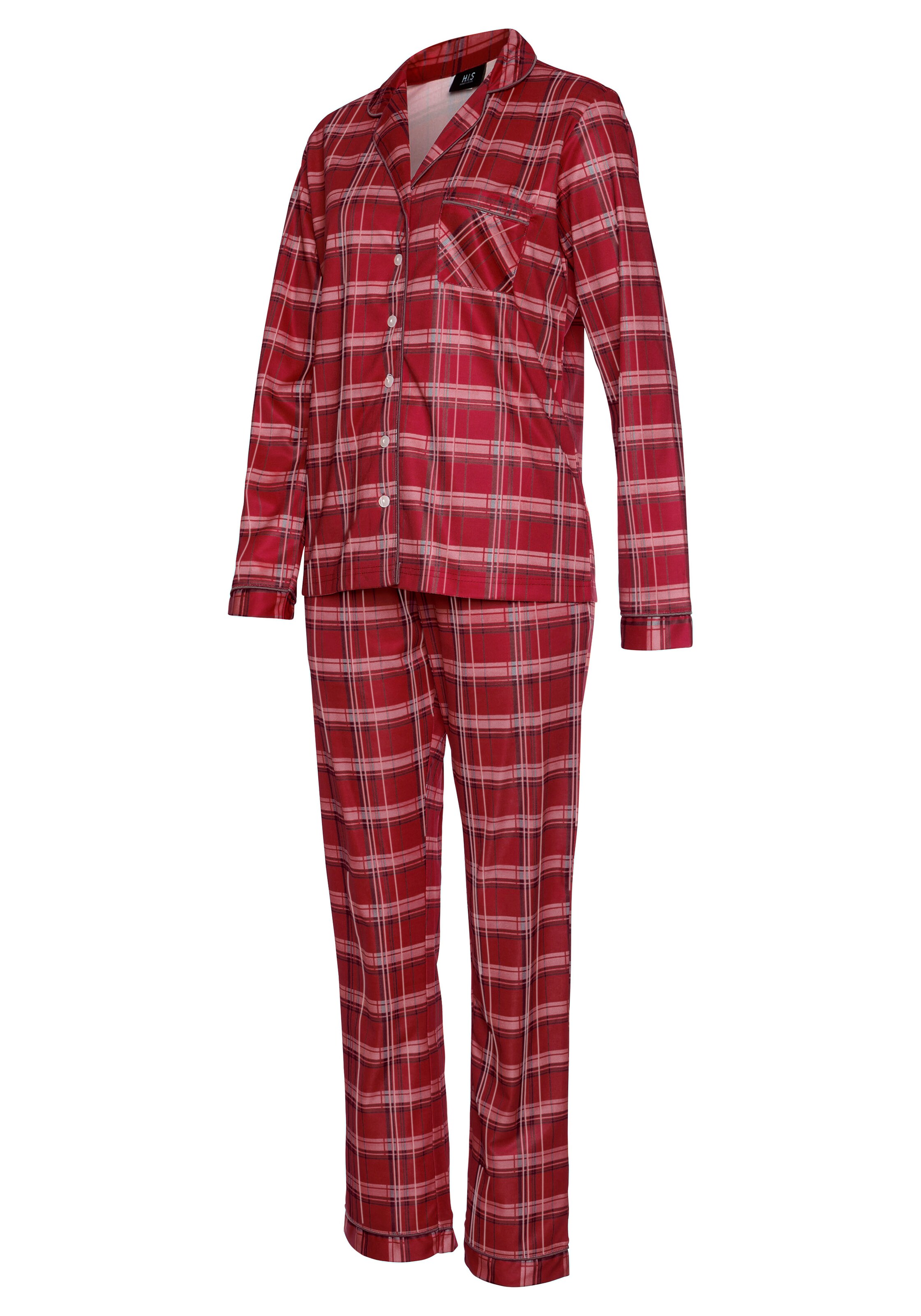 H.I.S Pyjama in Rot