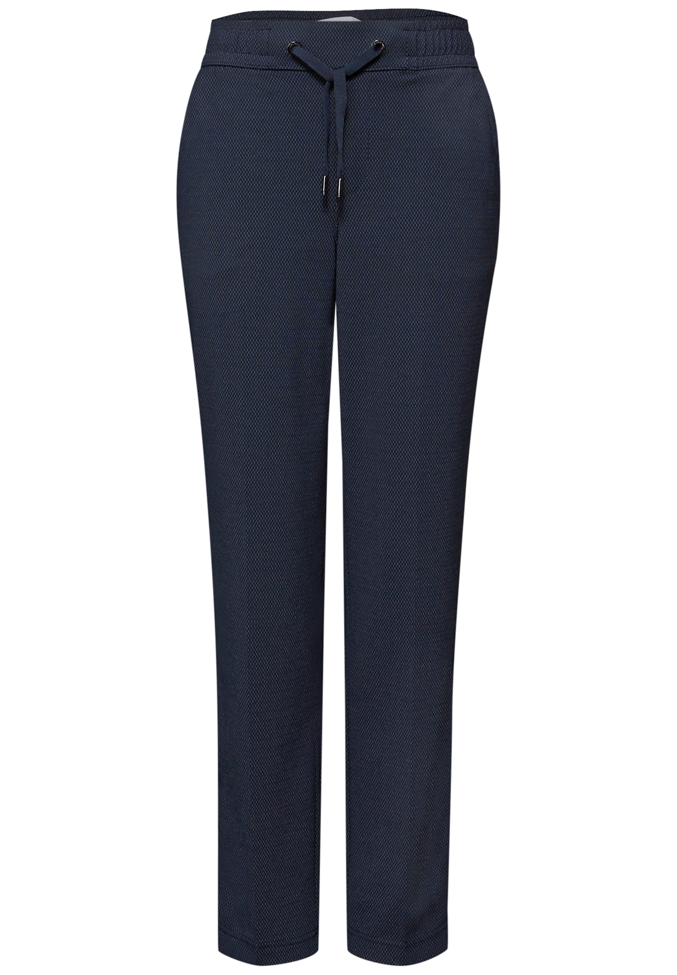 STREET ONE Loose fit Pants in Blue: front