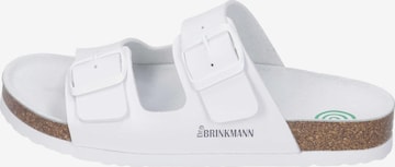 DR. BRINKMANN Pantolette 'Bonillo' in Weiß: Vorderseite