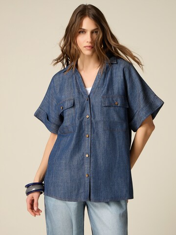 oltre - Blusa en azul