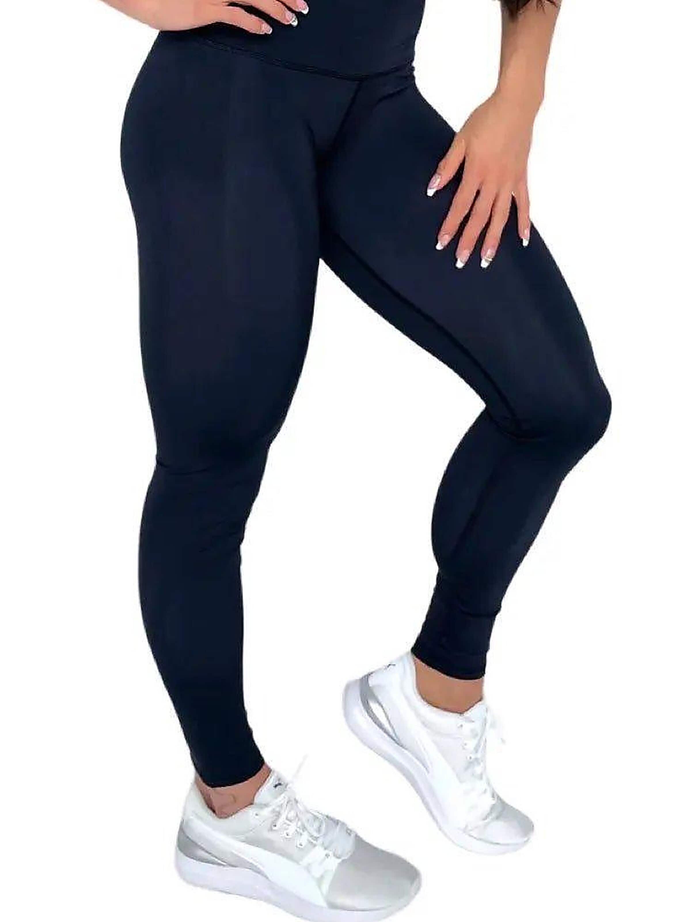 LUXFEEL - Skinny Leggings 'Leggings mit hoher Taille Myself' en negro