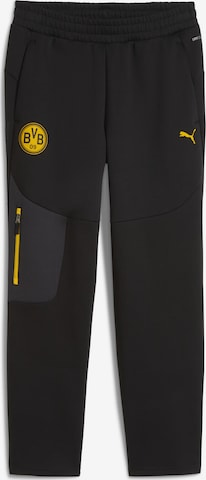 PUMA Loose fit Sports trousers 'Borussia Dortmund' in Black: front