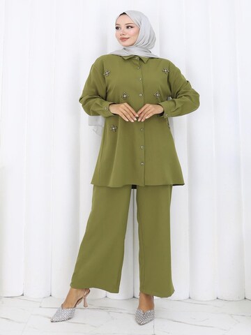 MODAMIHRAM Tunic in Green