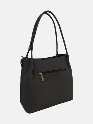 Borsa a spalla 'Borsa a Spalla Gianmarco Venturi PVC con Cuore Strass' di GianMarco Venturi in nero