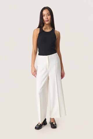 SOAKED IN LUXURY Wide Leg Kleid 'Corinne' in Weiß