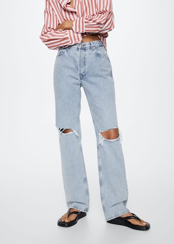 MANGO Wide leg Jeans 'Zoe' in Blue: front