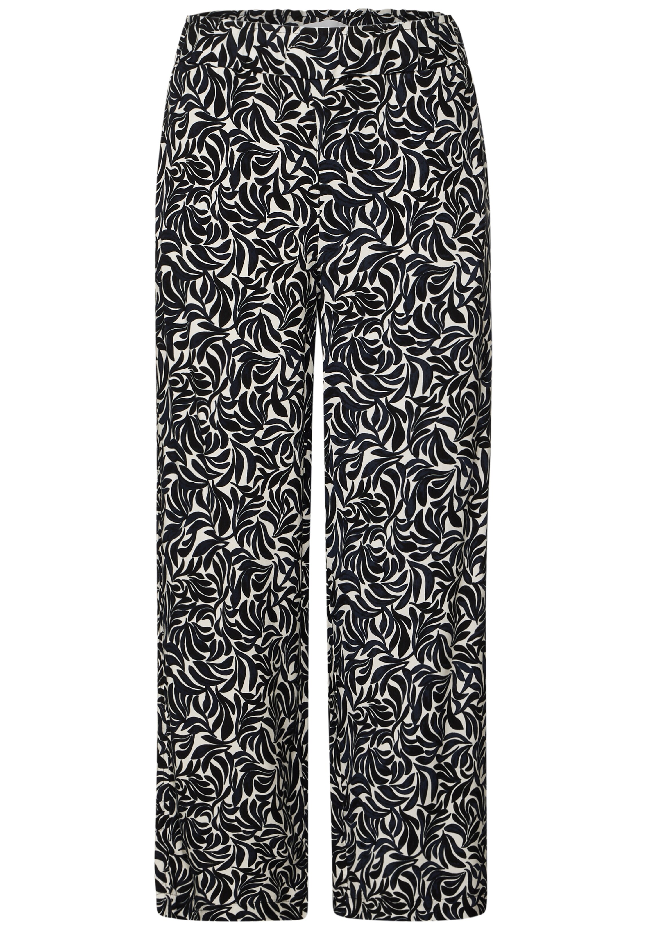 Street One Studio Loosefit Hose in Schwarz: Vorderseite