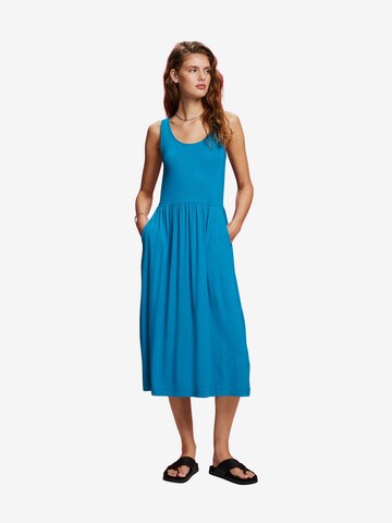 ESPRIT Summer Dress in Blue: front