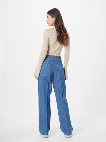 BRAX Wide Leg Jeans 'Maine' in Blau