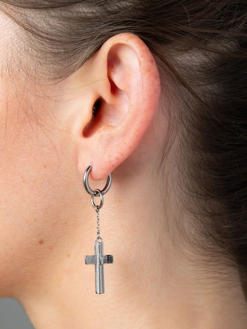 Boucles d'oreilles 'Ear cuff Punk S' YParis en argent