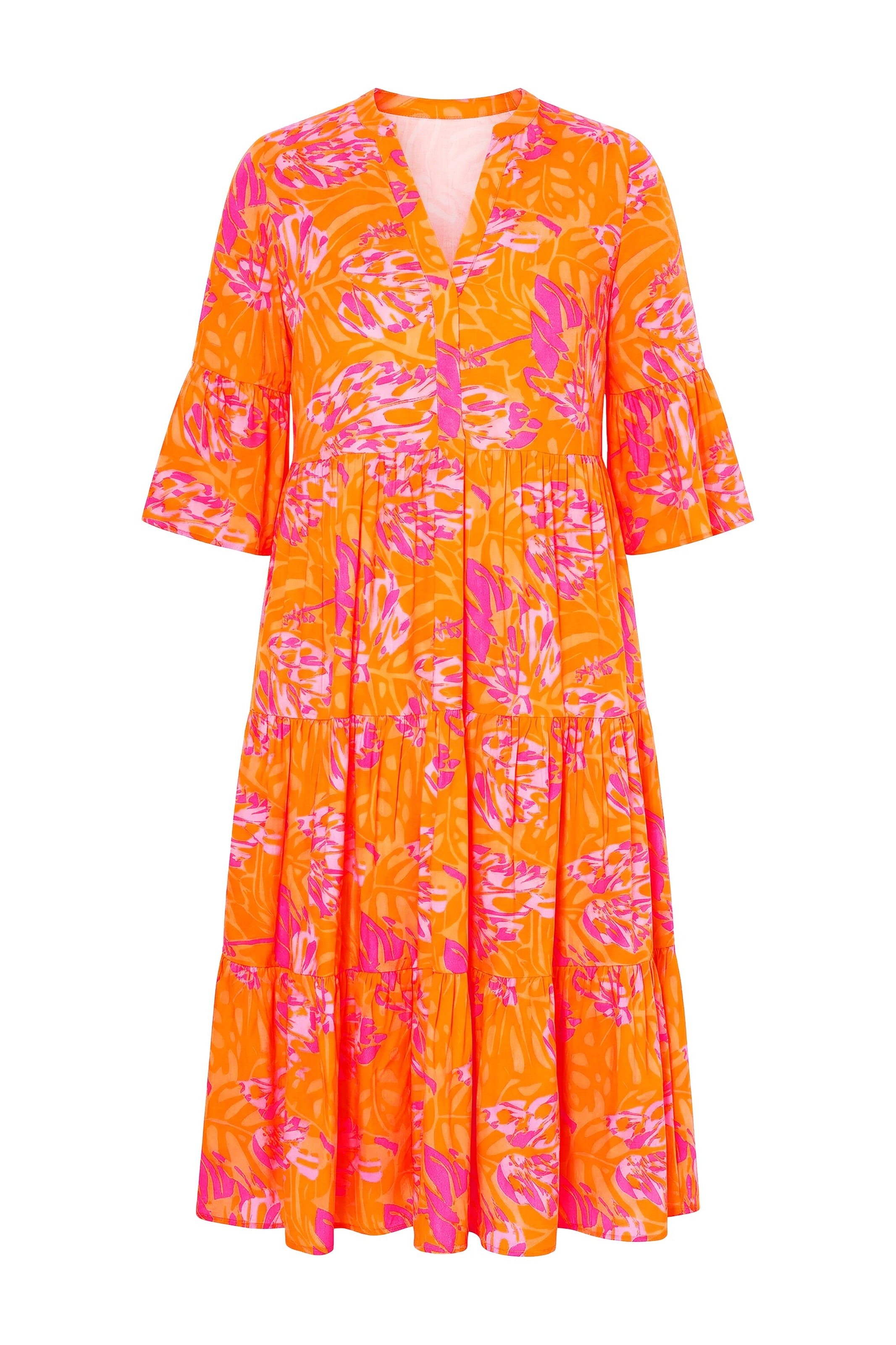 Studio Untold Sommerkleid in Orange: Vorderseite