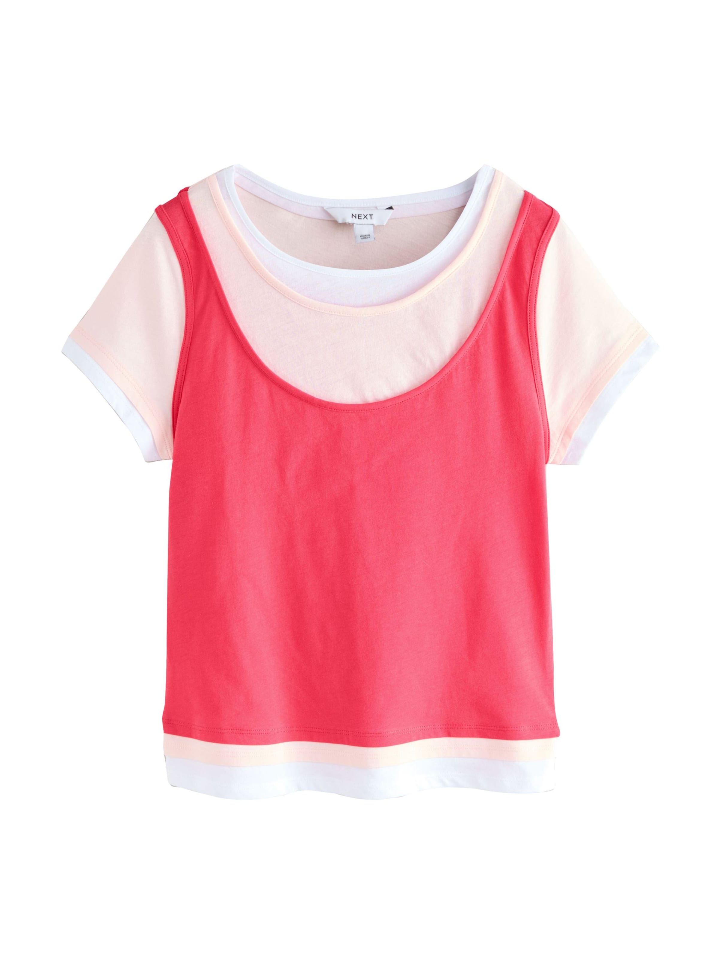 Tricou de la Next pe roz: față