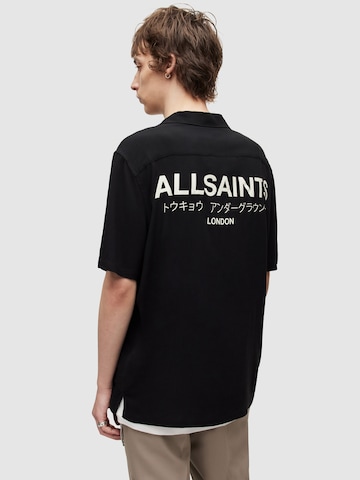 AllSaints Regularny krój Koszula 'UNDERGROUND' w kolorze czarny