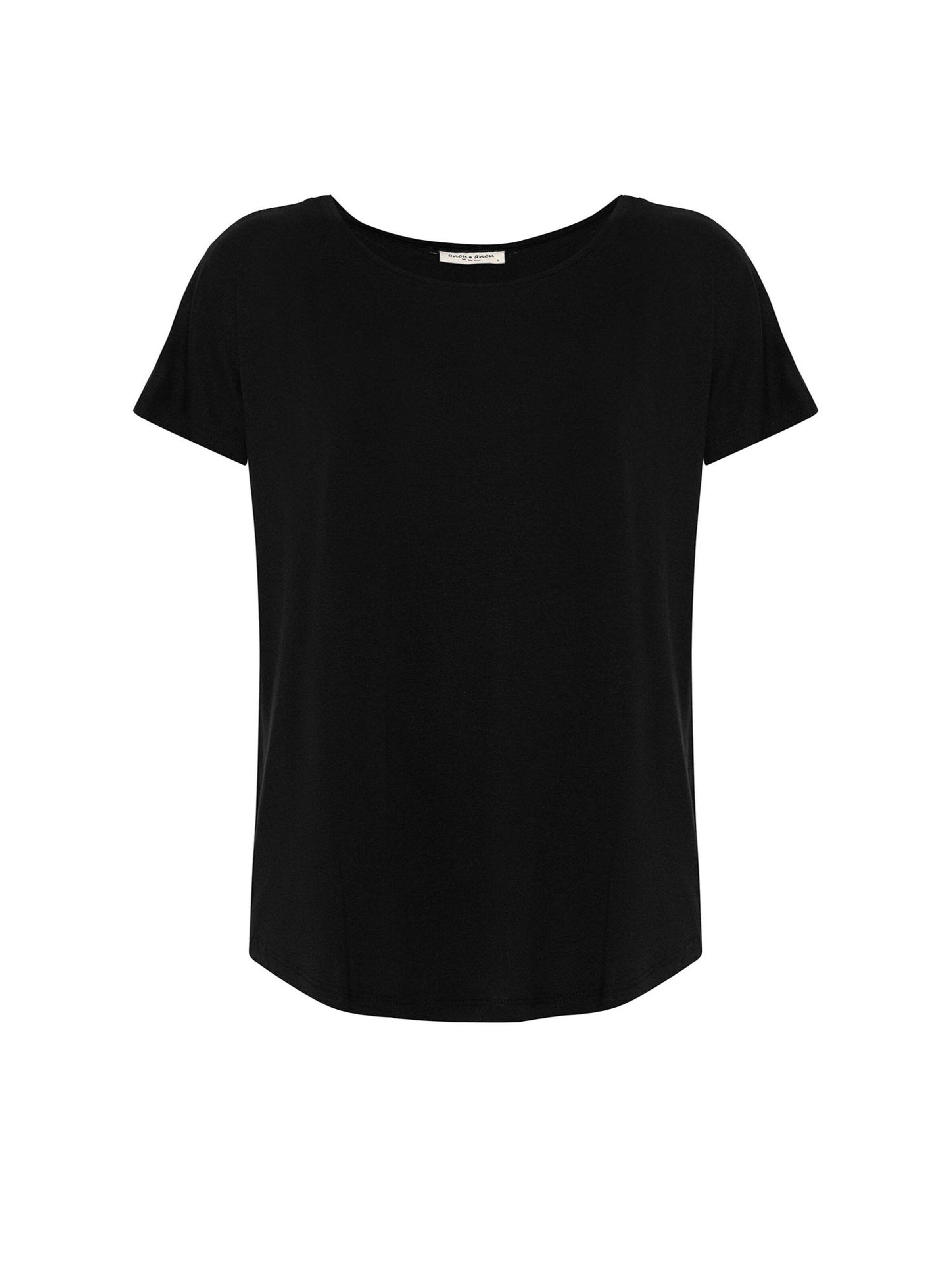 Anou Anou Shirt in Schwarz: Vorderseite