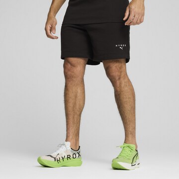 PUMA Loosefit Sportshorts 'PUMA x HYROX' in Schwarz: Vorderseite