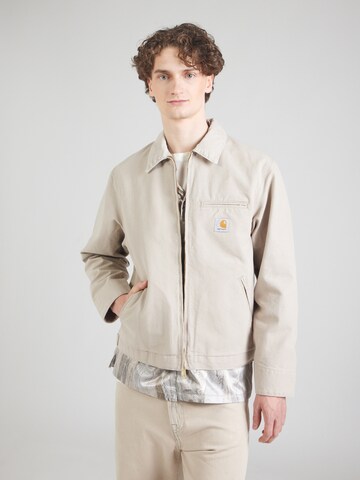 Carhartt WIP Преходно яке 'Detroit' в бежово: отпред