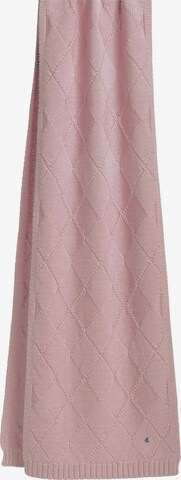 BURLINGTON Schal 'Argyle Accent' in Pink: Vorderseite