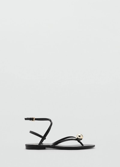 MANGO Strap Sandals 'Ful' in Black, Item view