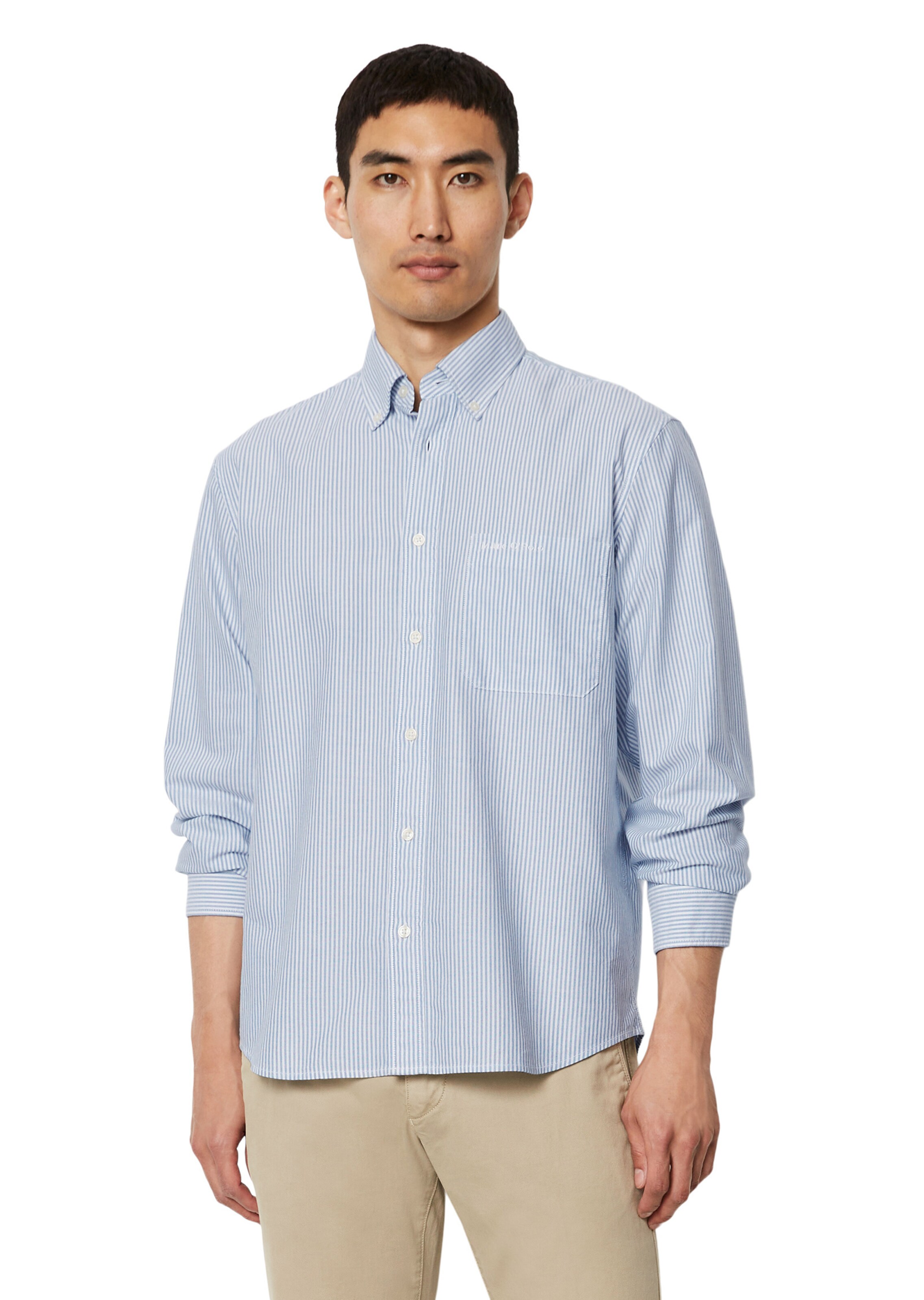 Marc O'Polo Regular Fit Hemd in Mischfarben: Vorderseite