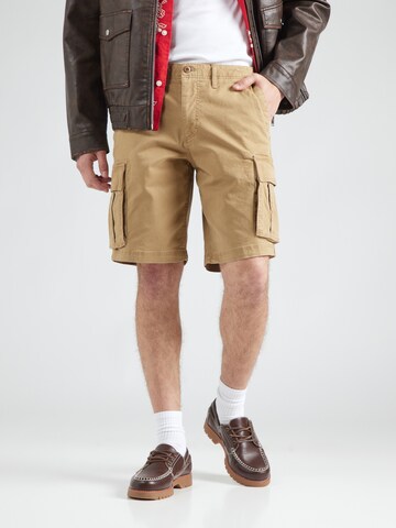 Regular Pantalon cargo GAP en vert : devant
