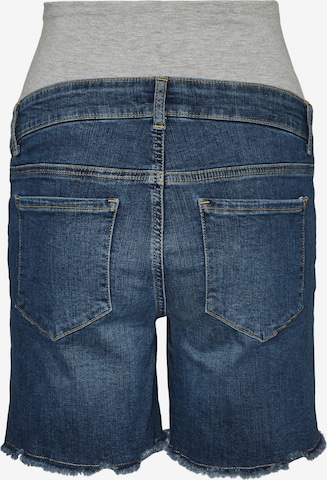 MAMALICIOUS Regular Jeans 'MILOW' i blå