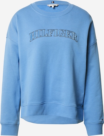 TOMMY HILFIGER Sweatshirt in Blauw: voorkant