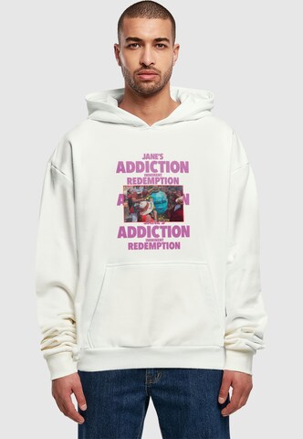 Merchcode Sweatshirt 'Jane's Addiction - Imminent Redemption' in Weiß: Vorderseite