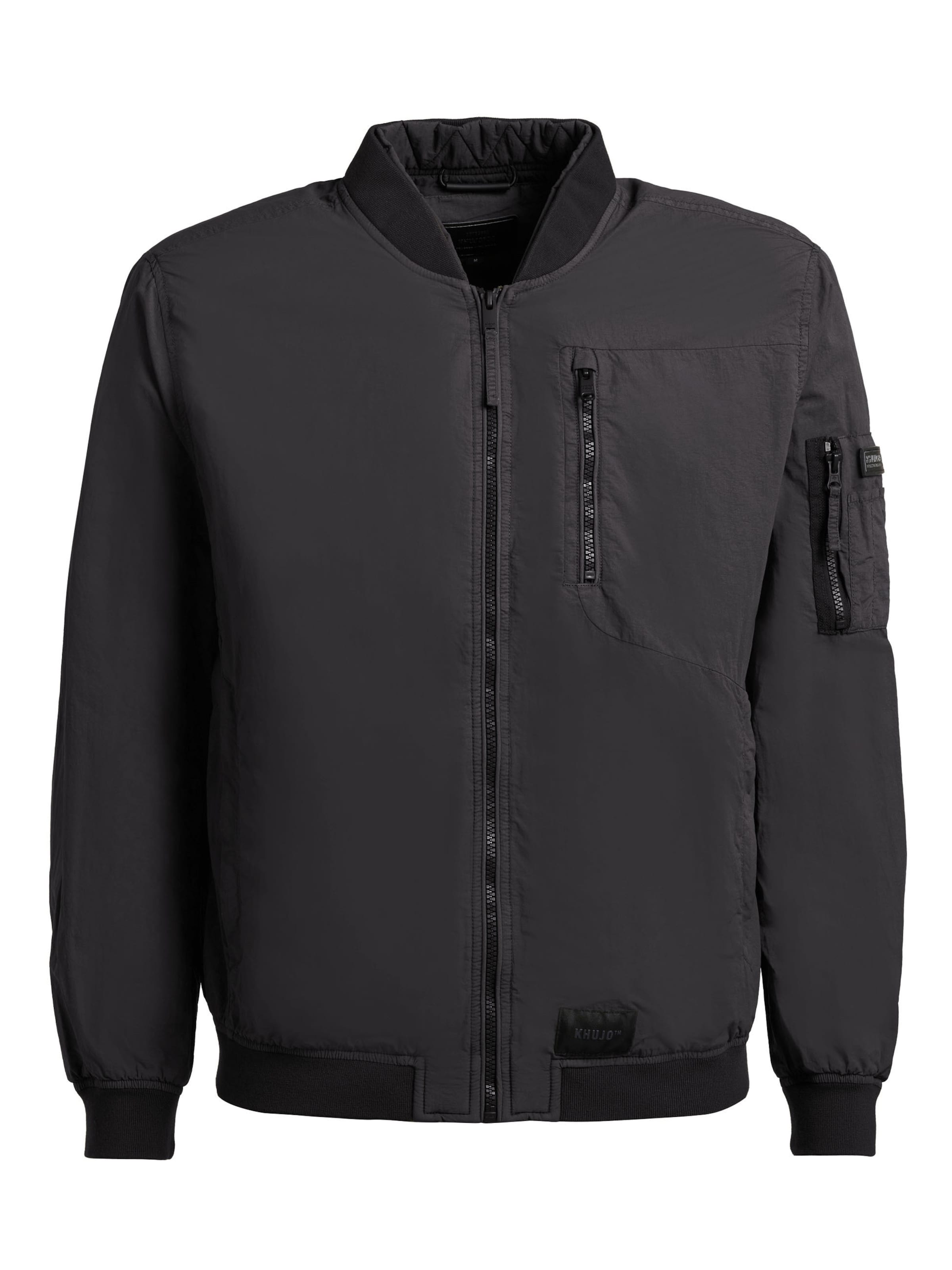 khujo Between-season jacket 'Ibe' in Black: front