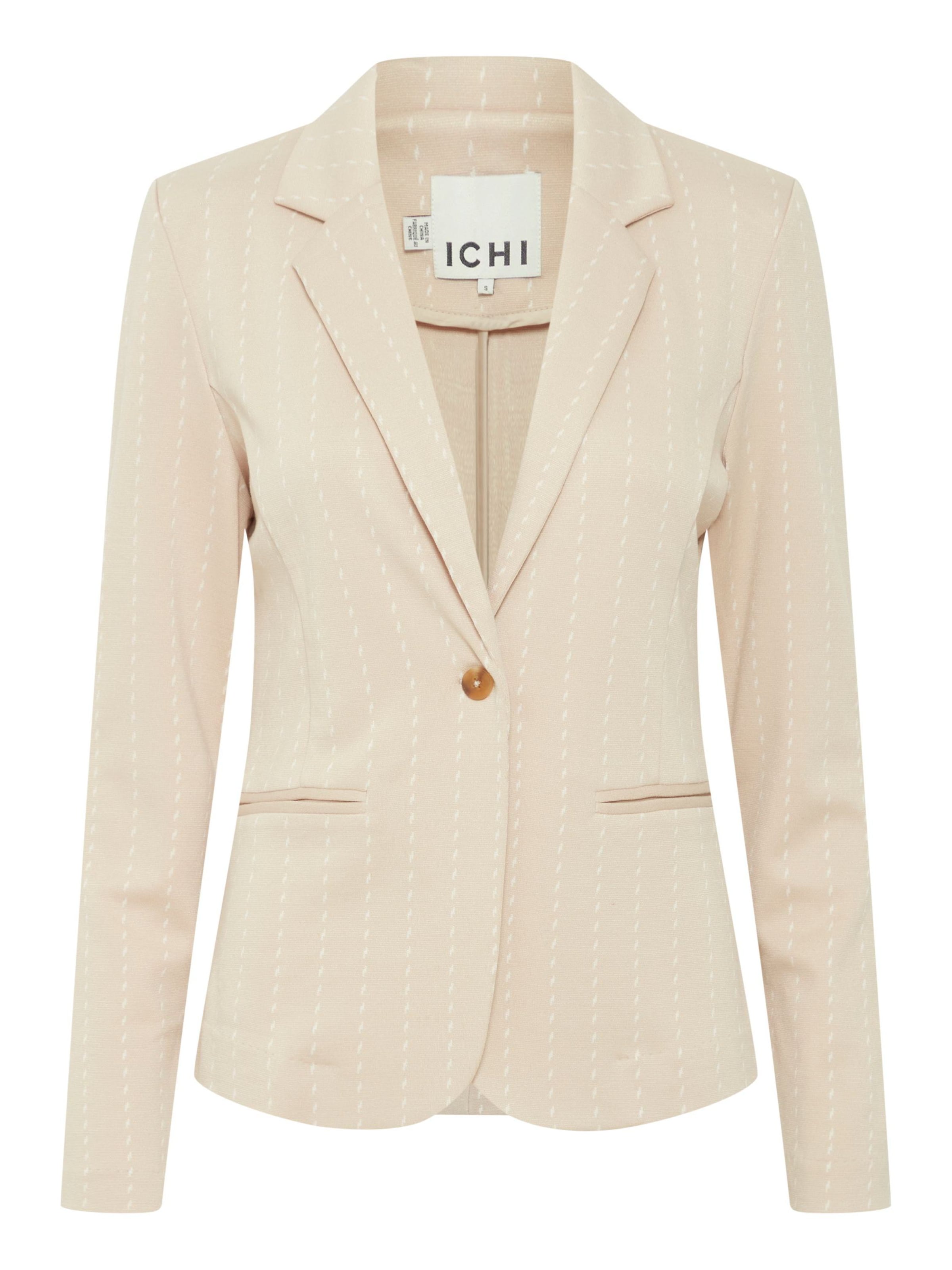 Blazer 'Ruti' ICHI en beige : devant
