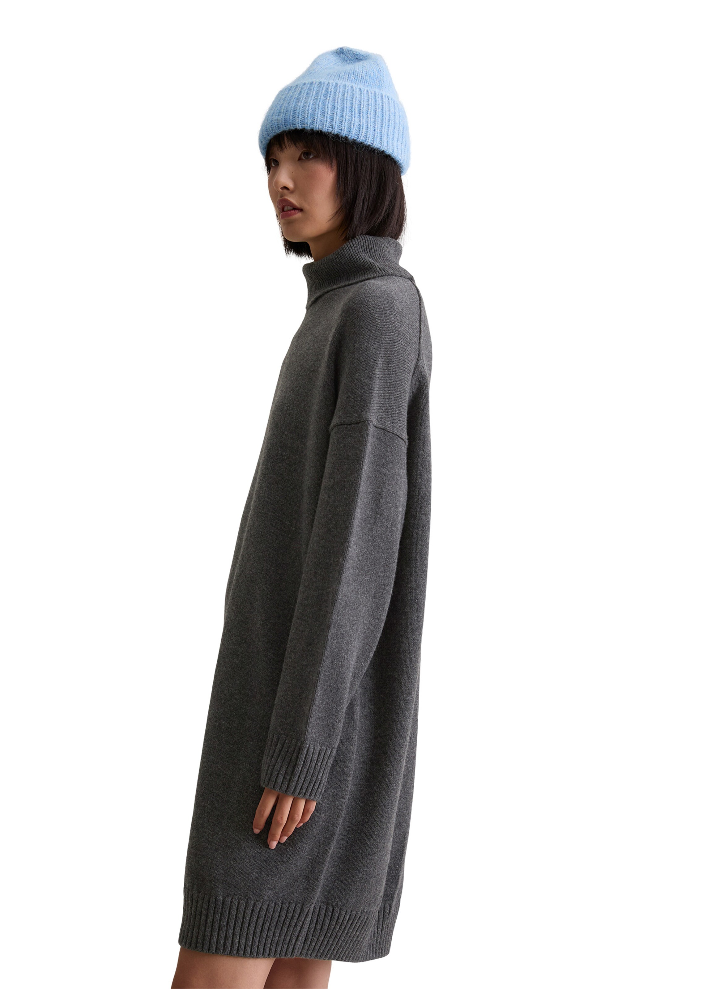 Marc O'Polo DENIM Strickkleid in Grau