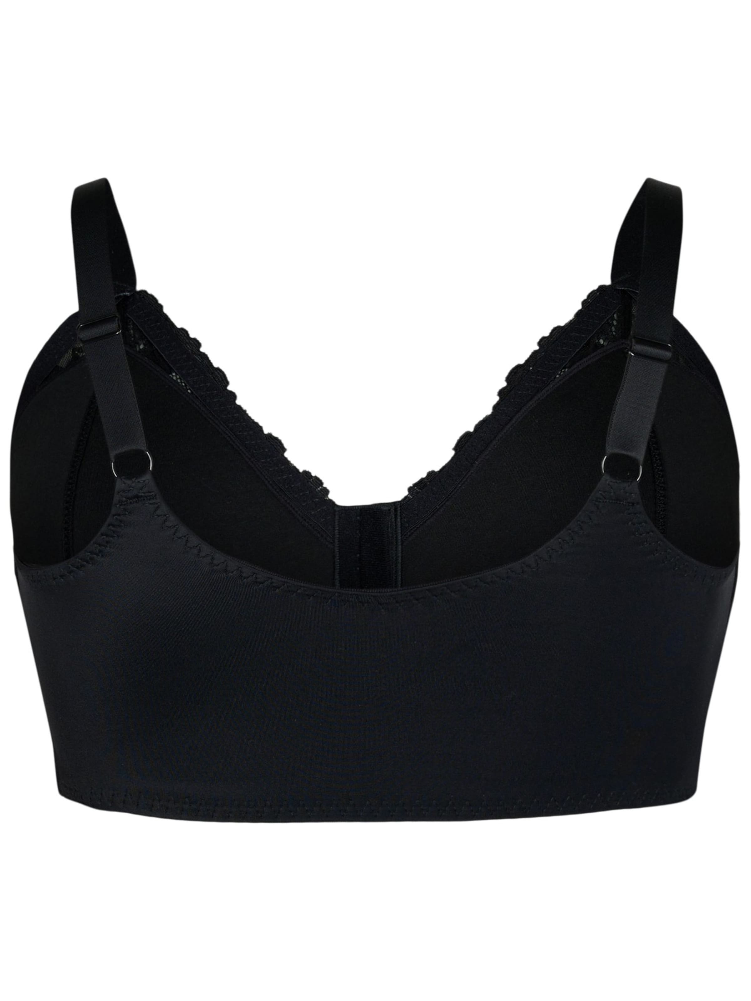 Devoted by Zizzi T-shirt Podprsenka 'LERVA' – černá