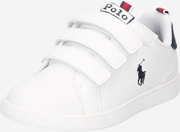 Sneaker 'HERITAGE' di Polo Ralph Lauren in bianco: frontale